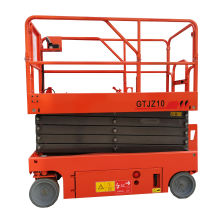 6-14m 200kg 500kg cheap price hydraulic battery power electric scissor lift with CE ISO certification